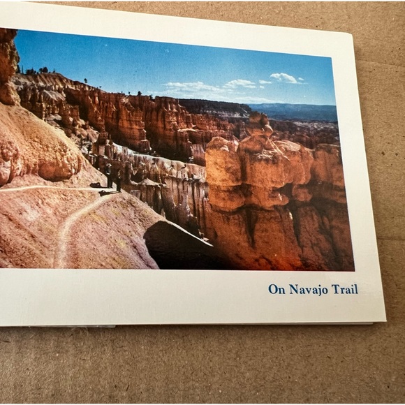 UTAH SOUVENIR Postcard SPIRAL BOOK photo set Unposted park monument rock travel - Picture 6 of 10